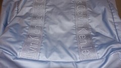 Calvin Klein Tote Shopping Blue Large Polyurethane Bag 40cm x 40cm x 10cm
