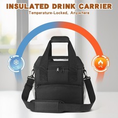 Flexible Leak Resistant refrigerator Bag With Different Carry Styles Outside
