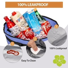 Insulated Cooler Bag, Reusable Grocery Bags for Hot/Cold Food, Thermal Food D…