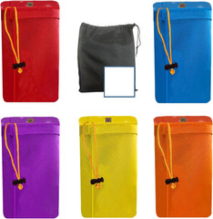 5 Pack 5-Gallon Filter Bag, Reusable Nylon Mesh Bags with Opening on Top with Fi
