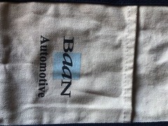 Baan’s Canvas Reusable Bag Heavy Cotton Basic Style Shopping Navy Large