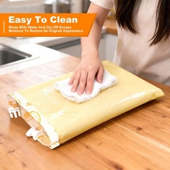 Bees Wax Bread Bags for Homemade Sourdough – 2 17in x 0.2in x 13in, yellow
