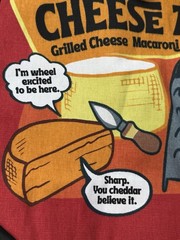 🧀 TRADER JOE’S *NWT* Cheese Adventures Canvas Cotton Reusable Tote Bag Pop Art