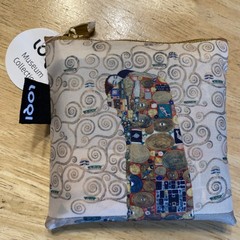 NEW loqi reusable shopping bag Museum GUSTAV KLIMT The Fulfilment Multi Zipper