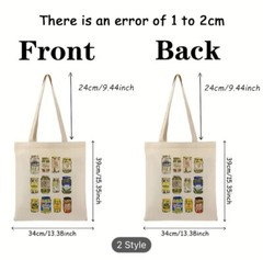 Canvas Tote Bag Pickles Jars