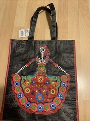 New Day Of The Dead Lot Of Three Reusable Grocery Shopping Bags Halloween