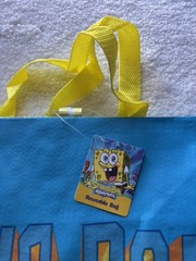SpongeBob SquarePants Reusable Inspirational Themed Bag W/Handles. 18×13 In