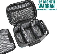 OZCHIN Smell Proof Bag with Combination Lock File Organizer Case M, Brown