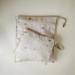 Set of 2 Wet Bags | Large & Small Storage | Zippered Pockets