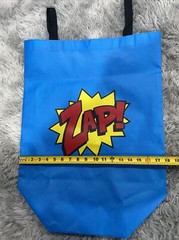 Superhero Reusable Eco Blue Gift/Shopping Bag ZAP 2 Handle Large Fabric Comcon