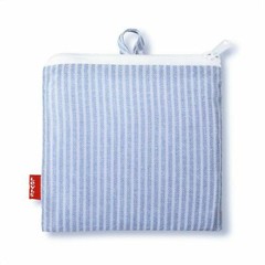 Levi’s X Americana Tote Reusable Shopping Bag Striped White & Light Blue – NEW