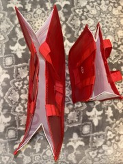 2 Lululemon Red And White Logo Reusable Shopping Bags 1 Large 1 Small New