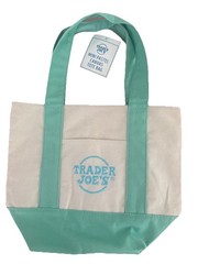 Multicolored Trader Joe’s Pastel Mini Canvas Tote Bags 2025 LIMITED EDITION NWT