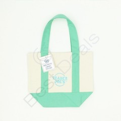 Trader Joe’s Mini Pastel Canvas Tote Bag Set Of 4 Colors Limited (New With Tag)