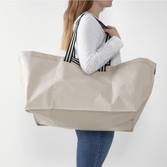 IKEA Large Shopping Bag Tote Durable LightBeige,GÖRSNYGG 22.5×14.5×15.25″ 20Gal