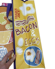 Trader Joe’s Reusable PB JAM/Cookies Milk/Mac Cheese Tote Bag 6 Gal New