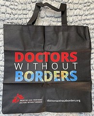 2022 Doctors Without Borders Black Tote Bag–NEW