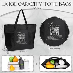 20 Pcs Team Appreciation Gifts Bulk Tote Bags Pocket Graduation Gifts for Cna…