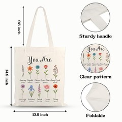 Christian Gifts for Baptism Easter Basket Stuffers Bible Tote Bag Scripture C…