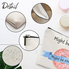 Funny Make Up Bag, Might Be Snacks Cosmetic multi-colored