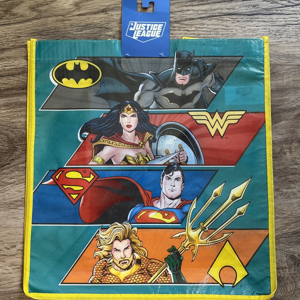 Brand New Superman DC Legacy Reusable Shopping Bag / Tote / Gift Bag 13 x 12 x 7