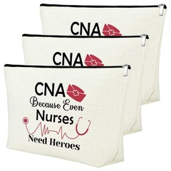 3PCS CNA Gift Certified Nursing Because Even Nurses Need Heroes（3pcs）