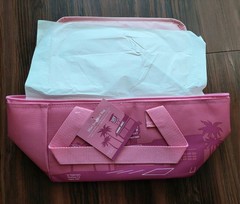 Trader Joe’s Mini Insulated Tote Bag Pink Trader Joes Cooler Bag Lunch BEACH NEW