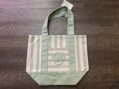 Trader Joe’s Striped Mini Canvas Tote Collection 2026 Set of 4 New W Tags! BXI