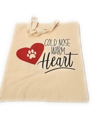 100% Cotton Canvas Totes Reusable Market Bag Printed w/ Pet Lover Dog Sayings
