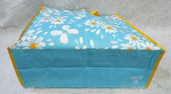 MARSHALLS BIG TOTE BLUE SHOPPING GROCERY BAG 19 x 7 x 17 REUSABLE POLYPROPYLENE