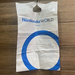 Nintendo World New York Vintage Thick Plastic Shopping Bag 17 x 11 x 5.5” – New