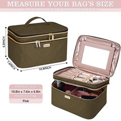 BAFAMYE 8.8L Double Layer Double-Layer (With Mirror), Brown Mirror)