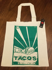 Salice Rose Jovenes Tacos Canvas Tote Bag – Nwt!