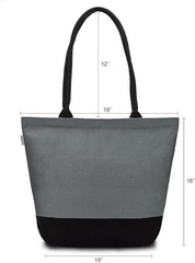 Cotton Canvas Tote Bag with handles Reusable Cloth Shopping Grocery Large Heavy