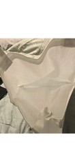 White Canvas Foldable Reusable Tote Bag ‘I’m Just Here For The Snacks’