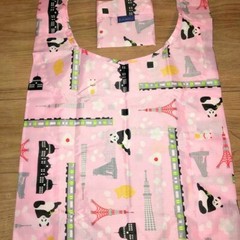 BAGGU Bag JAPAN Limited Cherry blossoms Panda Tokyo Train Pink Standard size NEW