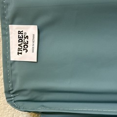 Trader Joe’s 8 Gallon Reusable Bag Cooler Large Insulated Tote Dusty Blue HTF