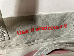 30 Count Lot of GRAY with RED NEW Reusable Target Shopping Bags Washable