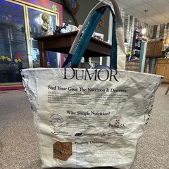 DUMOR Reusable Tote Bag Double Handles Animal Print Multicolor 1 Pack