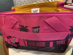 Pink TRADER JOE’S Mini Insulated Travel Tote Lunch Bag 2024 -New With Tag