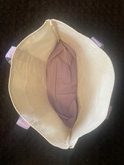 Trader Joe’s Lavender Canvas Tote Bag–Large Reusable Market Bag – Limited Color