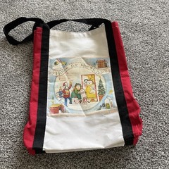 VTG 2003 Gooseberry Patch Tote Shopping Bag Christmas Holiday Theme 14 X5”