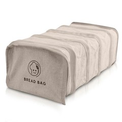 BREAD BAG, Reinforced Egg Protector – Anti-Crush Rigid 5 x 12.5 x 7, Beige