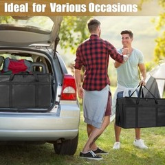 Insulated Bags for Food Delivery, XXXL Pizza Delivery Bags, XXX-Large 1 Black