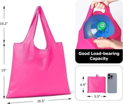 Versatile Large Nylon Shopping Bag – Foldable, Waterproof, & Machine Washable