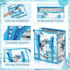 6 Pack Insulated Shopping Bags for Groceries Reusable Cooler Bags Thermal Tot…
