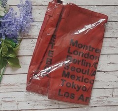 American Apparel Tote Bag Oversized in Red