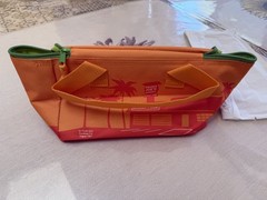 Trader Joe’s 2026 Mini Insulated Cooler Bag Orange Palm Limited Edition NEW NWT