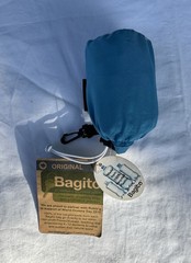 Vintage Rubio’s World Oceans Day 2016 Bagito Foldable Blue Shopping Grocery Bag