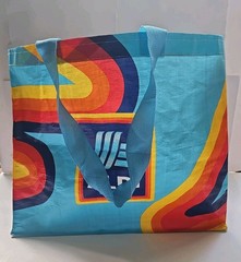 Aldi Reusable Shopping Tote Bag Size Large 8x14x17″ Retro Style Logo